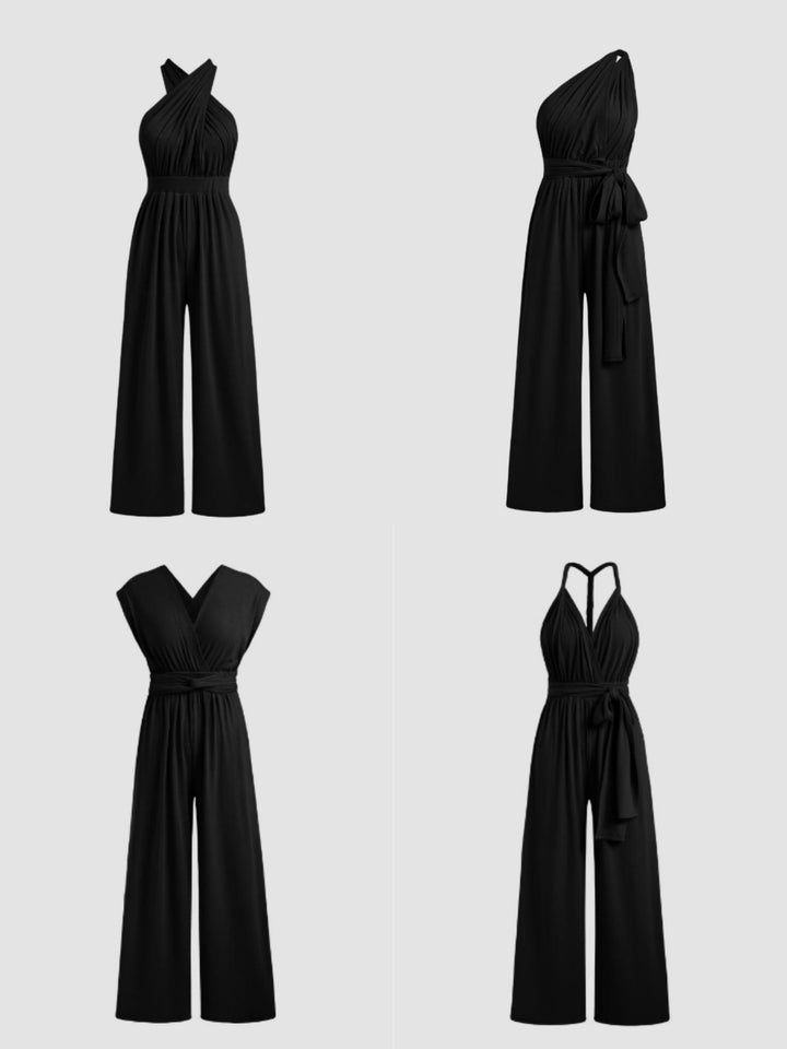 Demi Multi-wear Cross-tie Jumpsuit